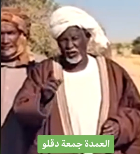 العمدة جمعة دقلو يوجه رسائل شديدة اللهجة لمناوي وجبريل ويحذر من الفتنة